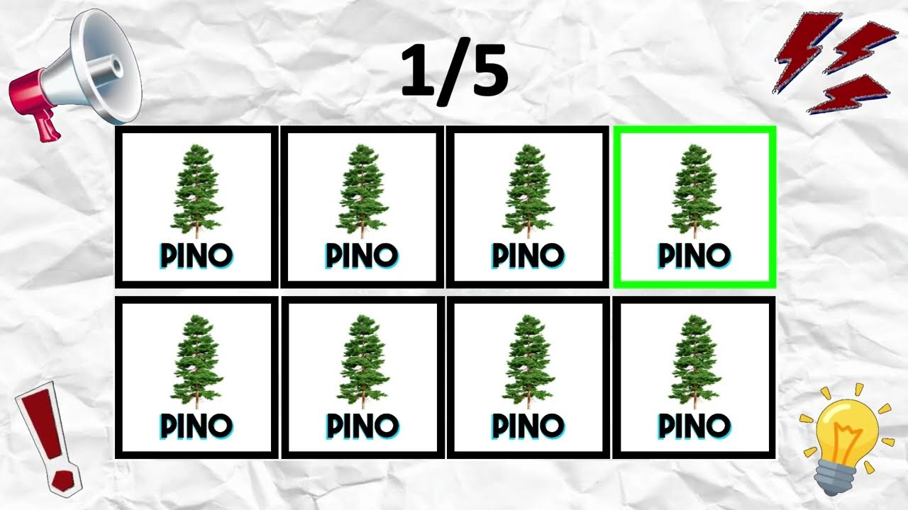 Di la Palabra al Ritmo en Español I Nivel 1-6 Fácil, Medio y Difícil 