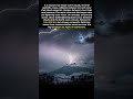 On Average 6000 Lightening occurs Between Earth and Clouds #science #universe