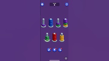 Color Nuts Sort Master Game Level 6 #shorts #gaming