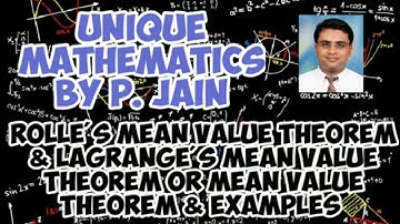 Mean Value Theorems - Rolle