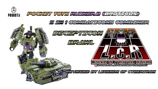 Pocket Toys Ruiner.B Combiner 3 0f 5 (Brawl) Review - YouTube