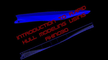 Ocean Systems Design 302b: Introduction to Rapid Hull Modeling using Rhino3D