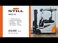 Used electric still rx2018 3 wheel forklift truck  5449