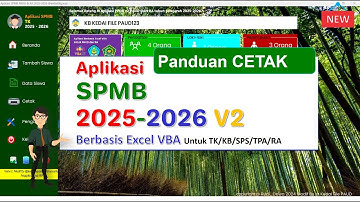 APLIKASI SPMB VERSI 2 CARA CETAK FORMULIR