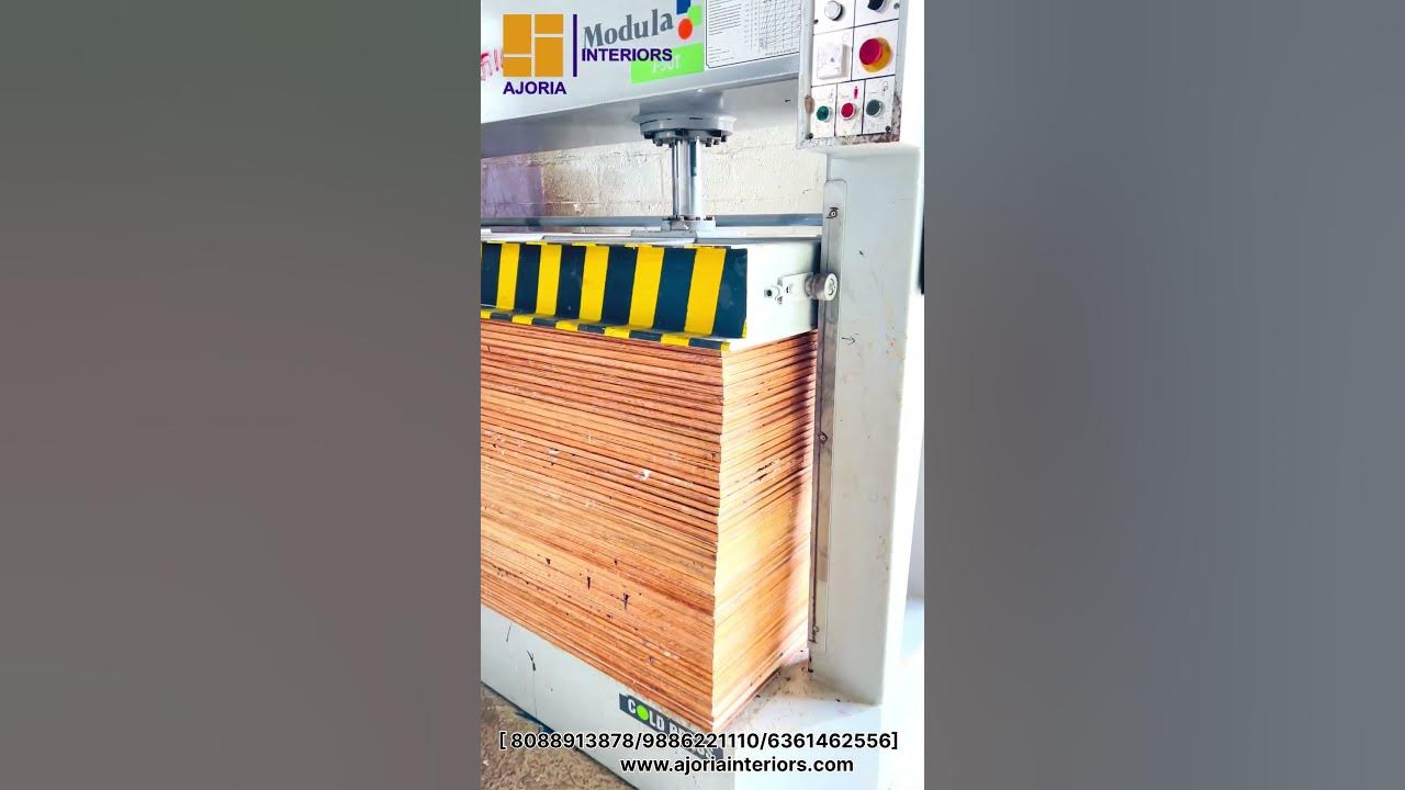 How We Press Laminate On Plywood Hydraulic Cold Press Ajoria