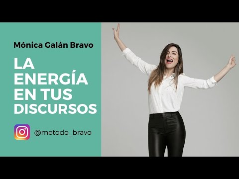 ¿Sabes cómo elevar tu energía cuando hablas en público? ¿Sabes cómo elevar tu energía cuando hablas en público?