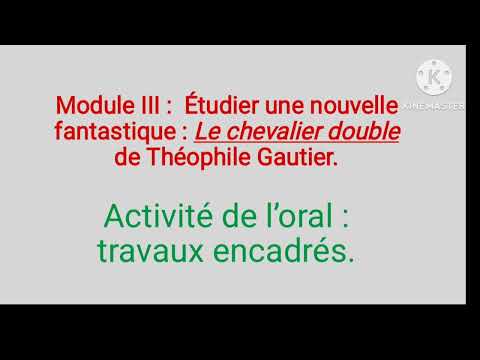 tronc commun le chevalier double les travaux encadrés أهم المعلومات لي خصك تكون عارف على القصة