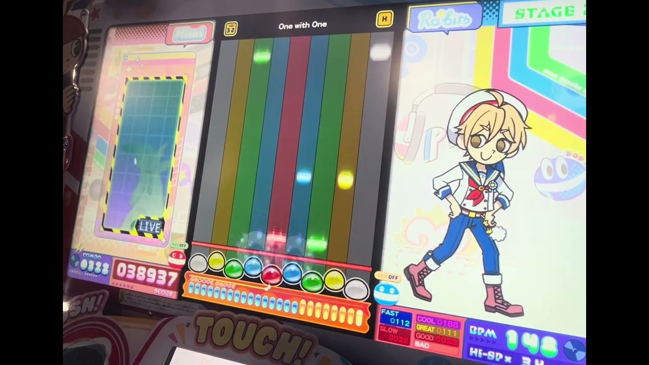 ※直撮り One with One H(Lv32) 【pop'n music】
