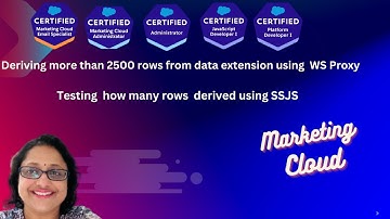 SFMC/WSProxy/deriving 2500 rows from a data extension