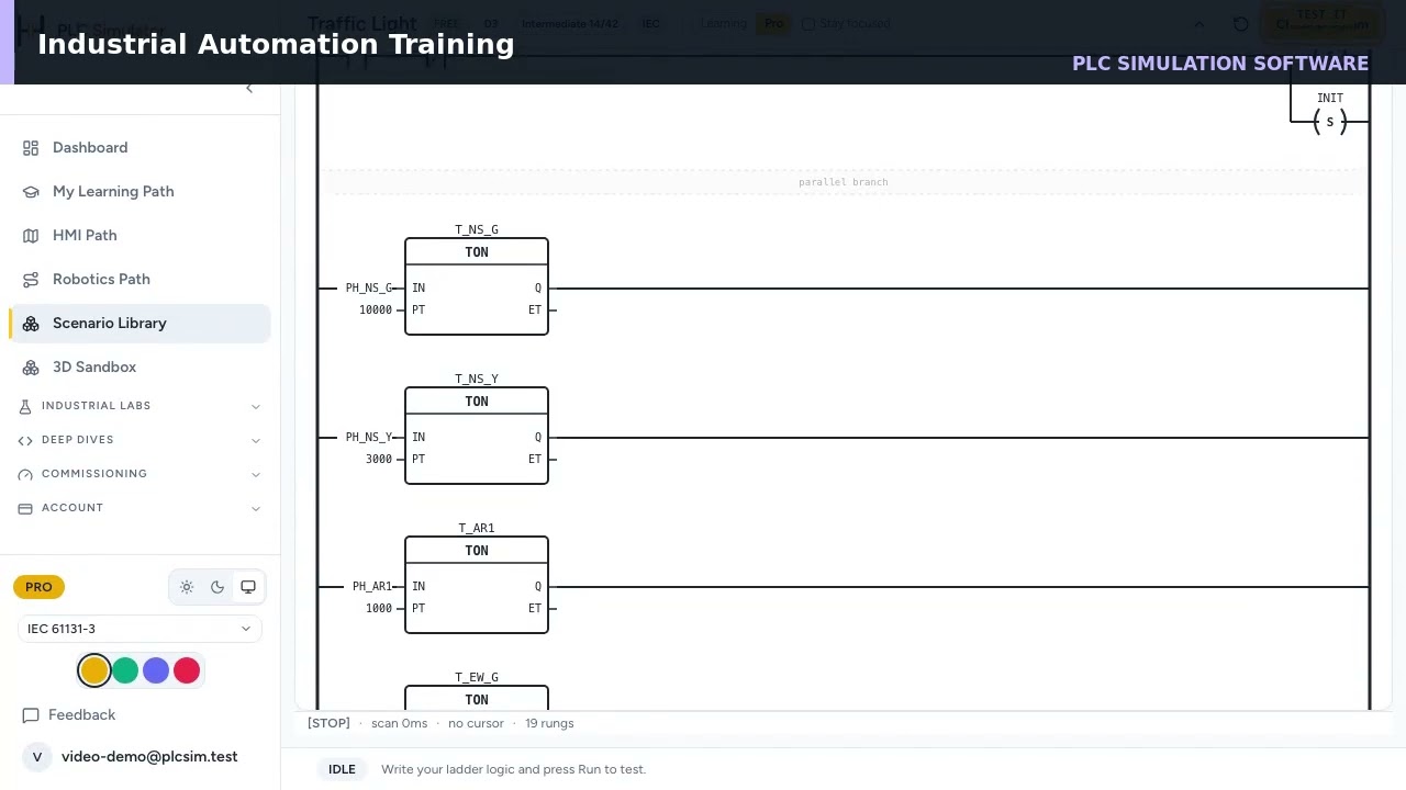 Industrial Automation Training — PLC, Wiring, HMI and Robotics