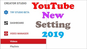 New Setting, YouTube Video Manager | in Hindi/Urdu | By Aik Second