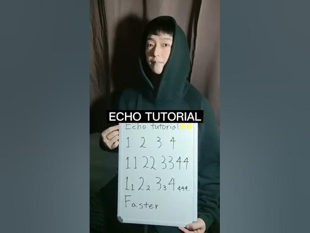 REAL Echo tutorial #beatbox #tiktok