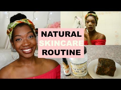 Everyday Natural Skincare Routine | How To Fade Acne Scars with African Black Soap and Tamanu Oil