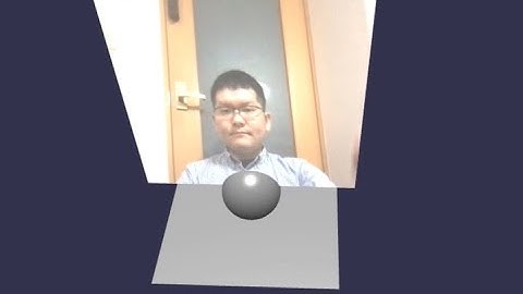 Babylon.js を実行するミニマムな HTML に Webカメラの映像表示を足してみる