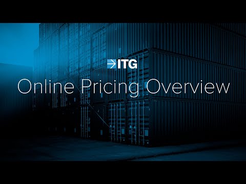 ITG's Online Pricing Platform