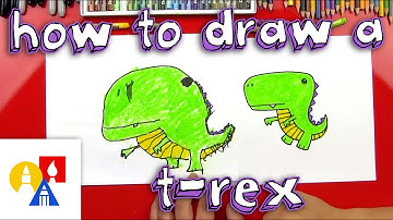 How To Draw A Cartoon T-Rex