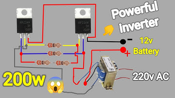 Making homemade inverter || 200w #shots #project #experiment #electronic #inverter 