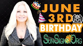 ♊️ Born On June 3rd - Happy Birthday - Today's Zodiac Horoscope Personality - SunSigns.Org