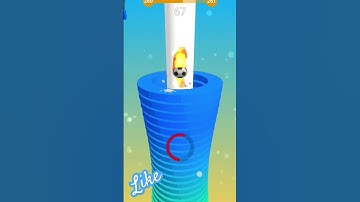 STACK bounce game #stackbounce #gameplay #milengehumnahi #shorts #games #song