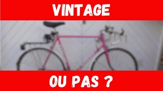 C'est quoi un vélo vintage ?