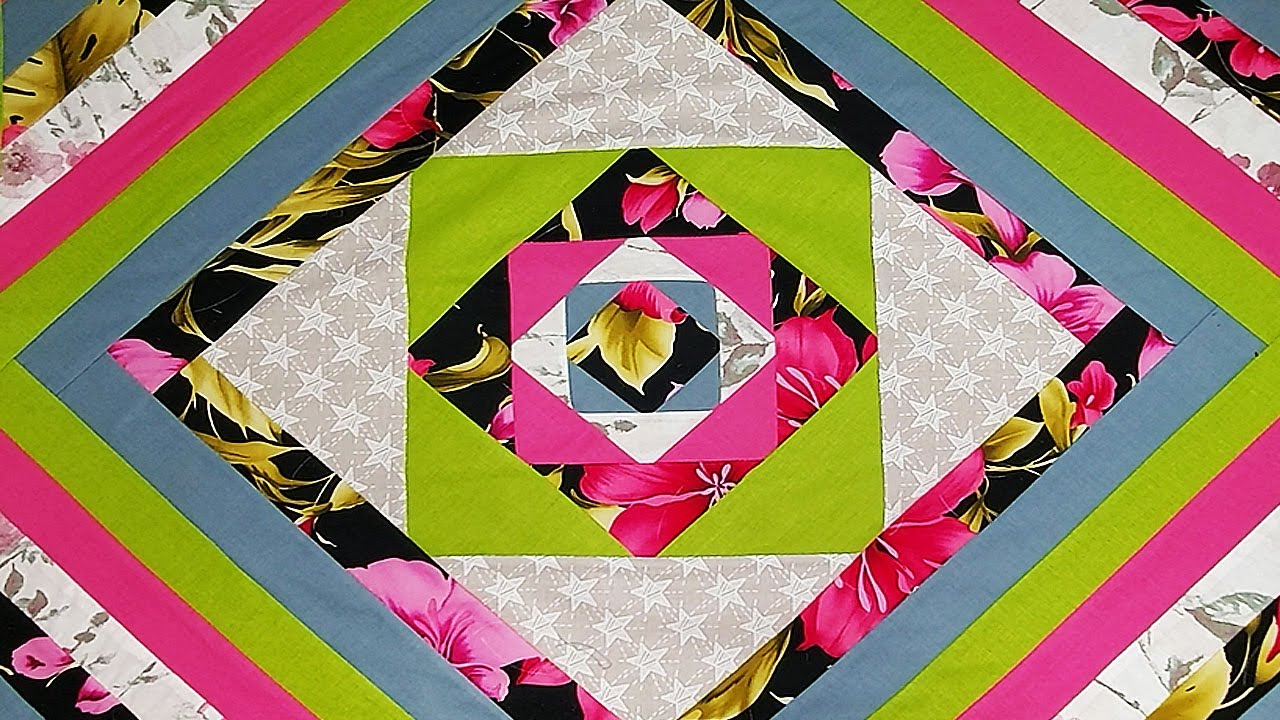 Эту красоту можно шить бесконечно/Коврик своими руками в потрясающей технике