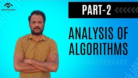 Part 2 - Analysis of Algorithms