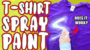 Testing Out A "T-SHIRT SPRAY PAINT"!