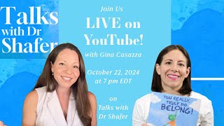 Live Chat with Author and Philanthropist Gina Casazza and Dr Shafer!