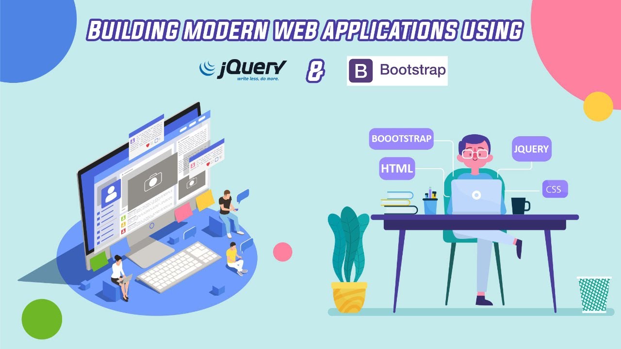 Building modern web applications using JQuery and Bootstrap - YouTube