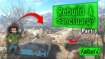 Fallout 4 | Rebuilding Sanctuary Hills In Survival Mode!