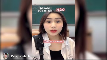 #Pov: Bạn có thể nhìn thấy được số tuổi của tri kỉ bạn…(ig: anhthieee)