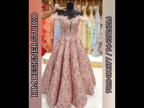 New Fancy Gown & Crop Top Modern Bahu Collection | special offer 50%-70%  off |Chandni Chowk - YouTube