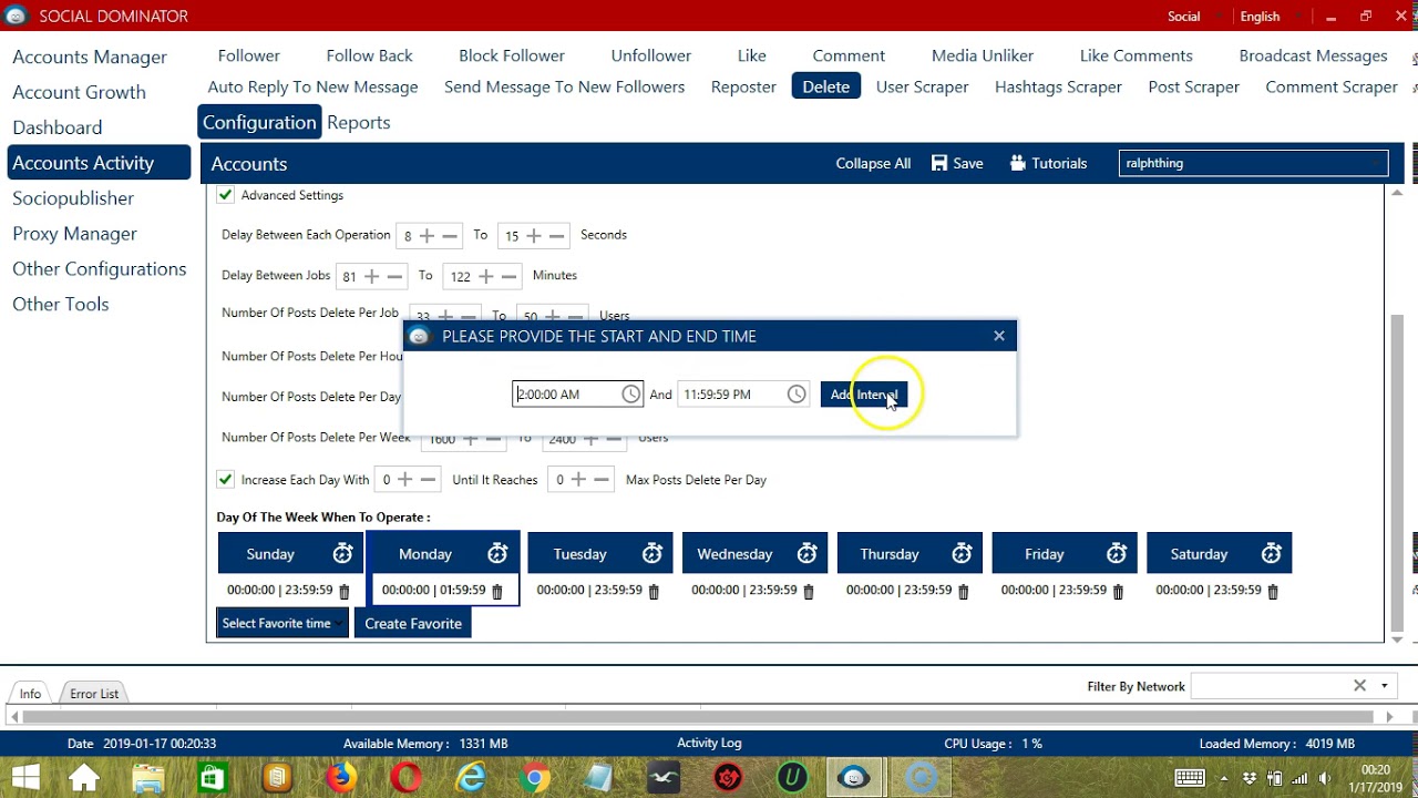 How To Auto Delete Post On Instagram Using Socinator - YouTube