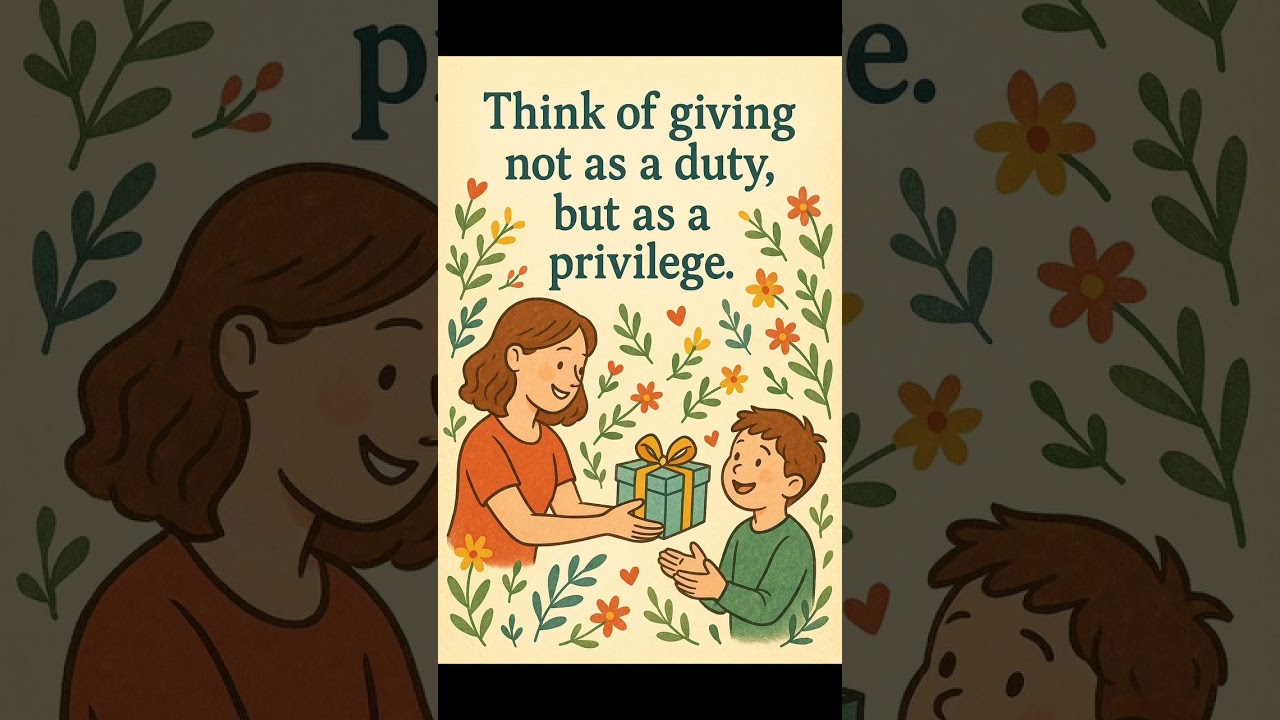 💖 Give with heart, not out of habit 