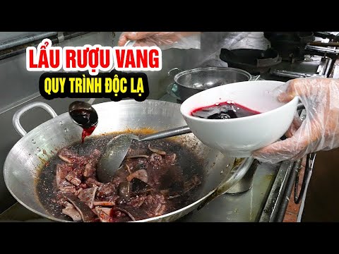 Video LẨU BA BA RƯỢU VANG | Kỹ thuật sử dụng rượu vang trong... - youtube