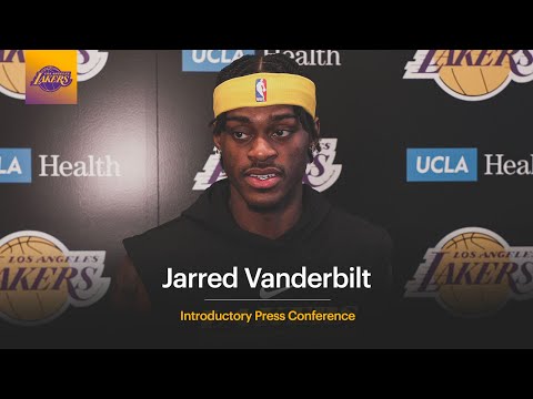Jarred Vanderbilt – Lakers Introductory Press Conference