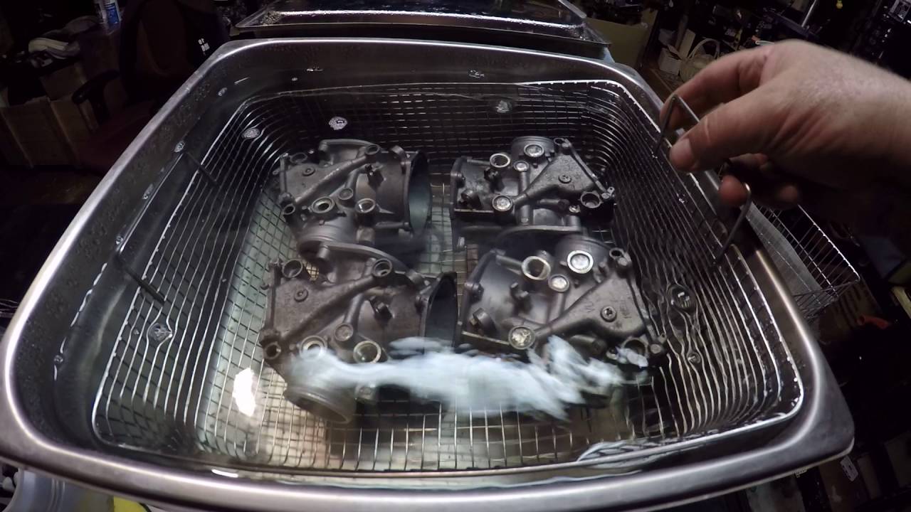 Carb Cleaning Ultrasonic Cleaner 2 Finishing Bath YouTube