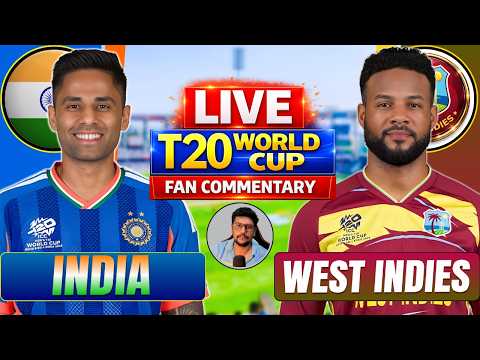 ๐ด LIVE LAST 3 Overs Score & Commentary IND VS WI