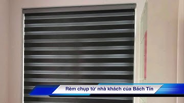 Rèm cuốn cầu vồng Hàn Quốc thực tế của Bách Tín ở Đà Nẵng | rèm màn Bách Tín