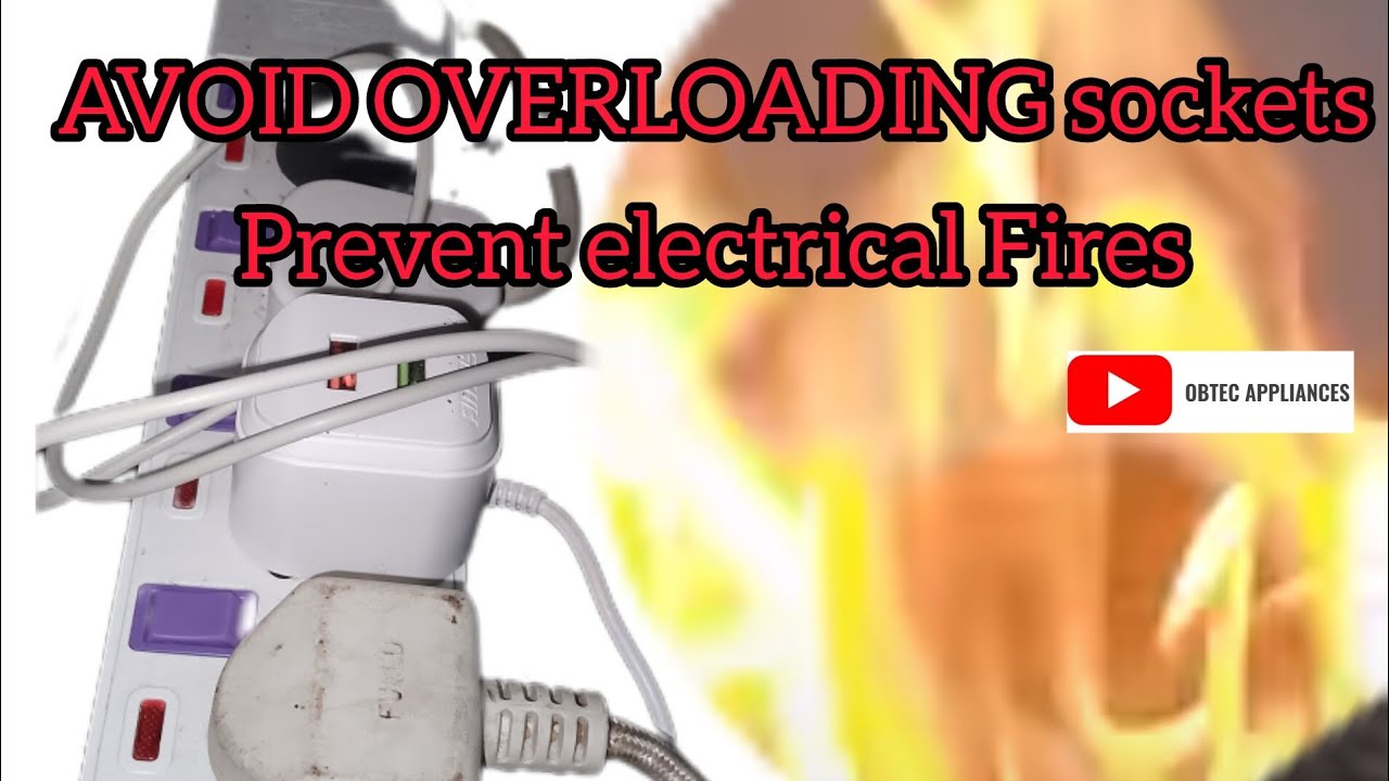 Overloading Extension Fire ELECTRICAL FIRES :Caused by overloading extensions and sockets (use co2 ...
