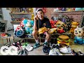 Designer bobby hundreds shows off his collectible comics sneakers ceramics  nfts  collected  gq