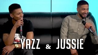 Empire's Yazz & Jussie Smollett Detail Kiss w/ Naomi Campbell & Craziest DM's