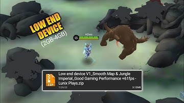New!! Low end device V1_Smooth Map & Jungle Imperial_Good Gaming Performance +61fps Xenon ML Yuukaa.