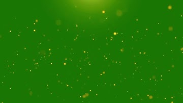 Gold Dust Particles Green Screen Video Effects   Satish Designgraphy 1080p