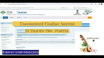 How to find Unconsumed | unclaimed challan amount in Traces TDS portal