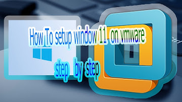 How to set up window 11 on vmware for khmer