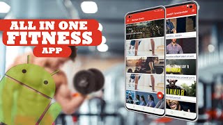 All in One Fitness App With Workout Diet & Motivation | Android App Project screenshot 2