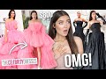 TRYING ON CELEBRITY DRESS REMAKES! I SPENT $800 ON *TheCelebrityDresses.com*