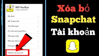 Cách xóa tài khoản Snapchat 2024 |  Xóa tài khoản Snapchat vĩnh viễn