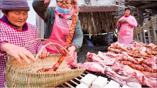 Biggest Event in Rural China: 3000-year-old Tradition of Making Cured Meat